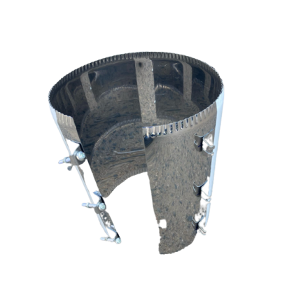 Хомут стяжной усиленный, нерж. ст. 430 Хомут стяжной усиленный, нерж. ст. 430 купить в Борисове