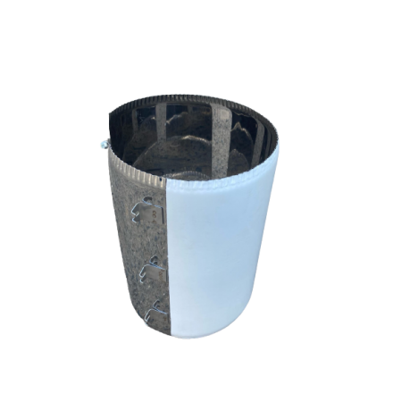 Хомут стяжной усиленный, нерж. ст. 430 в Борисове