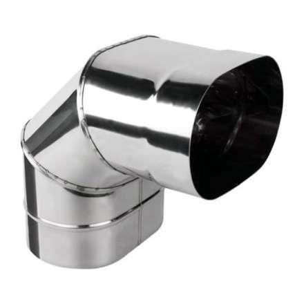 Колено овал. сечения (Отвод) 90 из нерж. ст. 430-0,8 мм, горизонт купить в Борисове