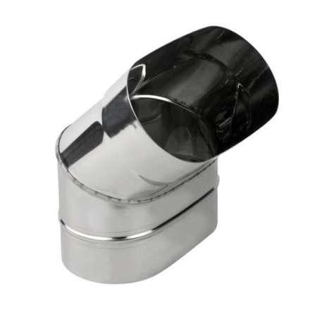 Колено овал. сечения (Отвод) 45 из нерж. ст. 430-0,8 мм, горизонт. купить в Борисове