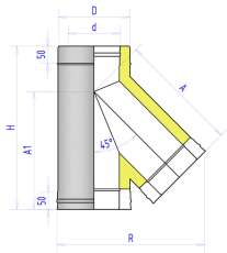 Размер сэндвич-тройника 45 Феникс фото Амазонка бай в Борисове