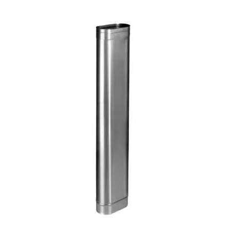 Труба овал. сечения (вставка) L-1000 мм из нерж. ст. 430-1,0 мм в Борисове