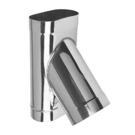 Тройник овальный 45 из нерж. ст. 430-1,0 мм купить в Борисове