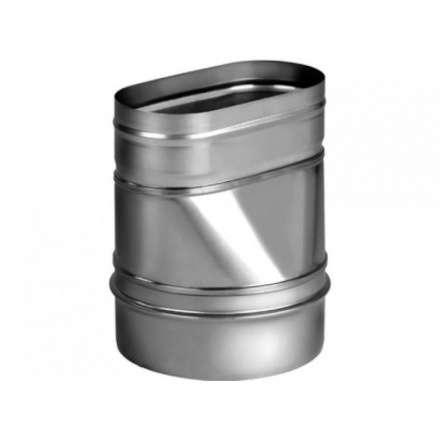 Переход прямой овальный из нерж. ст. 304-0,8 мм купить в Борисове