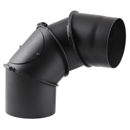 Дымоходное колено (отвод) KAISER PIPES (2мм) 4-сегментное, поворотное 180° в Борисове