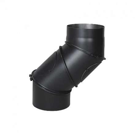 Дымоходное колено (отвод) KAISER PIPES (2мм) 4-сегментное, поворотное 180° в Борисове