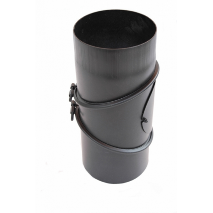 Дымоходное колено (отвод) KAISER PIPES (2мм) трёх-сегментное, поворотное 90° в Борисове