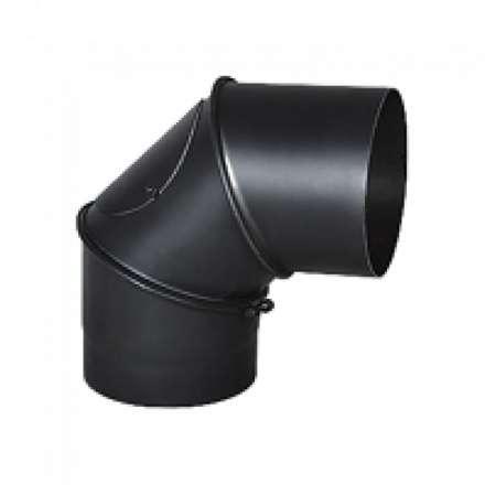 Дымоходное колено (отвод) KAISER PIPES (2мм) трёх-сегментное, поворотное 90° в Борисове