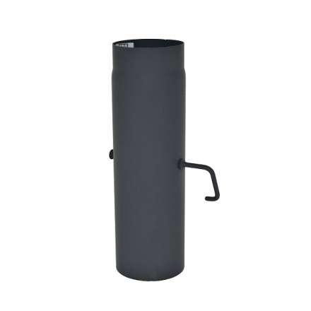 Труба с шибером 500 мм КПД ЧЕРНЫЙ фото в Борисове