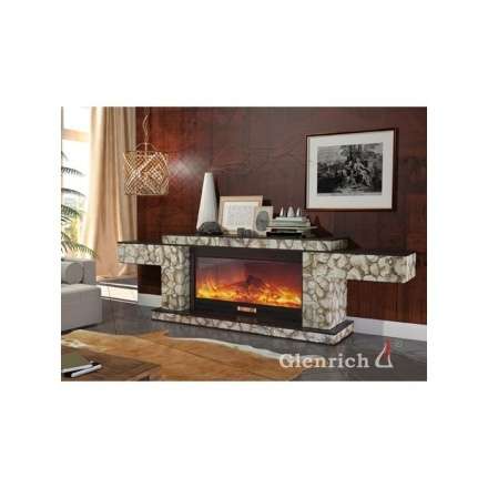 Электрокамин Glenrich Fobos Brass в Борисове