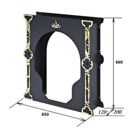 Портал Царь-печи средний стальной в Борисове