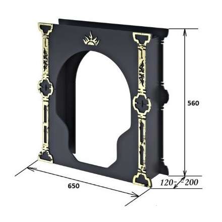 Портал Царь-печи малый стальной в Борисове