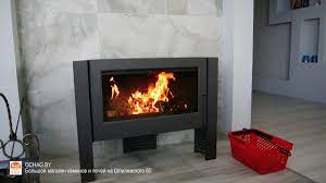 Купить Печь-камин Invicta Itaya в интерьере чугунная в Борисове в Борисове