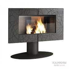 Купить Печь-камин Invicta Symphonia в интерьере чугунная в Борисове в Борисове