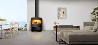 Купить Печь-камин Invicta Calcias в интерьере чугунная в Борисове в Борисове