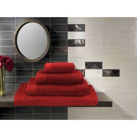 Полотенце махровое 40x70 красное в Борисове