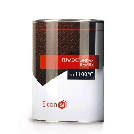 Эмаль ELCON термостойкая (черная) 1л. в Борисове