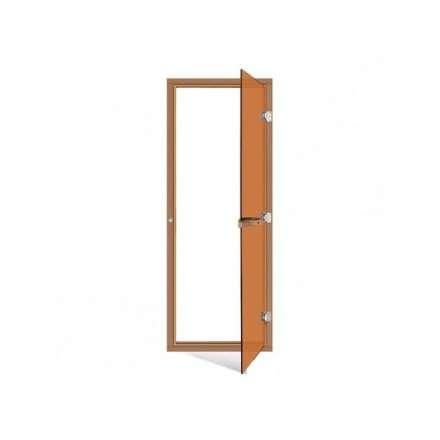 Дверь Sawo 1890х690, кедр, 8 мм, 3 петли, бронза в Борисове