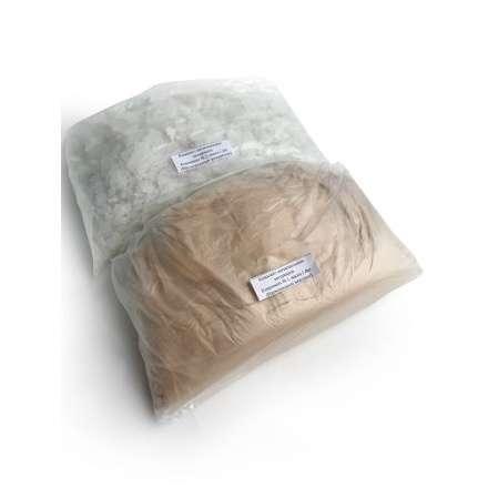 Клей двухкомпонентный для соляных кирпичей (плитки) 3 кг купить в Борисове