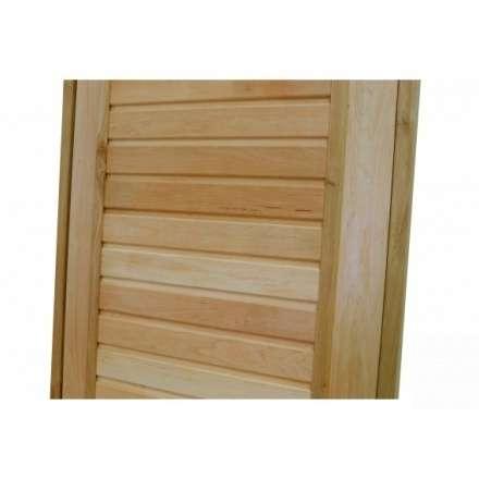 Дверь для бани ComfortProm 700x1900 ольха деревянная глухая с фольгой в Борисове