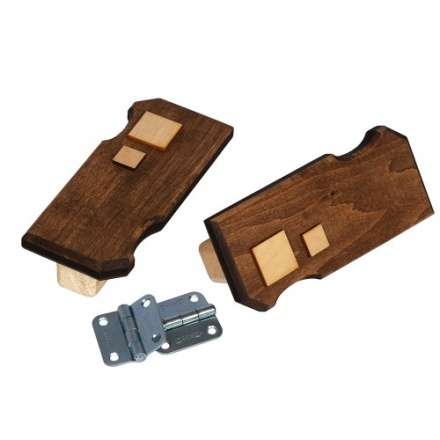 Дверь для бани глухая искусственно состарена 1900х700мм в Борисове