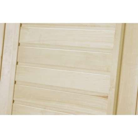 Дверь для бани ComfortProm 800x1900 осина деревянная глухая с фольгой в Борисове