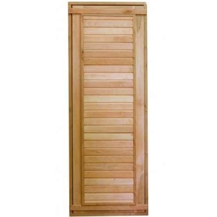 Дверь для бани ComfortProm 700x1800 ольха деревянная глухая с фольгой купить в Борисове