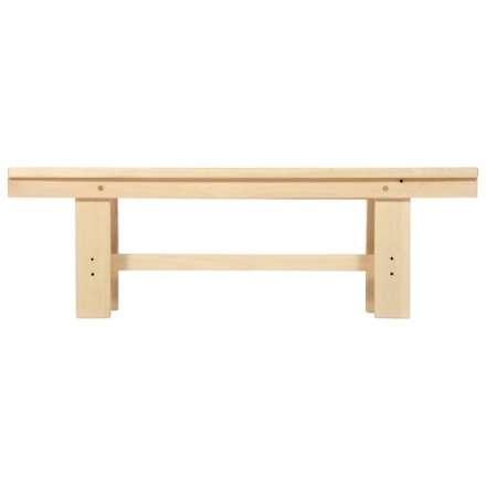 Лавочка разборная 120х33х43 см для бани и сауны (липа) 34002 в Борисове