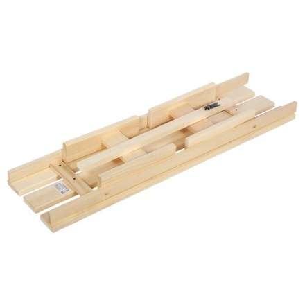 Лавочка разборная 120х33х43 см для бани и сауны (липа) 34002 в Борисове
