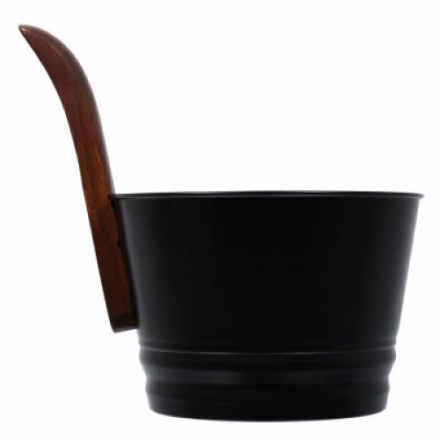 Бадья из стали 4 л черная Банные штучки 41351 купить в Борисове