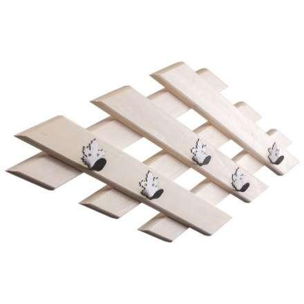 Вешалка Ромб с 5-ю железными кленовыми крючками в Борисове