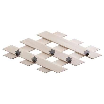 Вешалка Ромб с 5-ю железными кленовыми крючками в Борисове