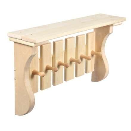 Полка с вешалкой 6 рожков 32412 в Борисове