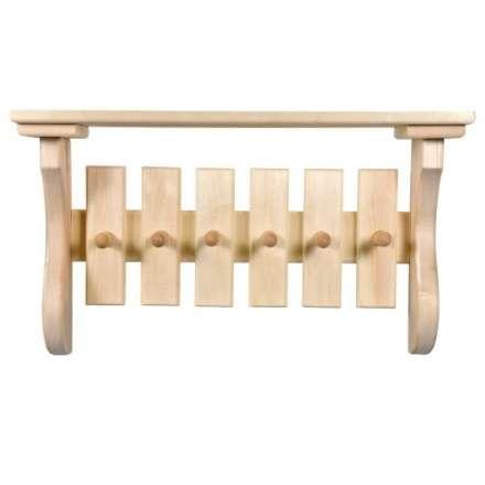 Полка с вешалкой 6 рожков 32412 купить в Борисове