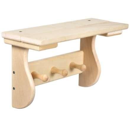 Полка с вешалкой 3 рожка 32413 в Борисове