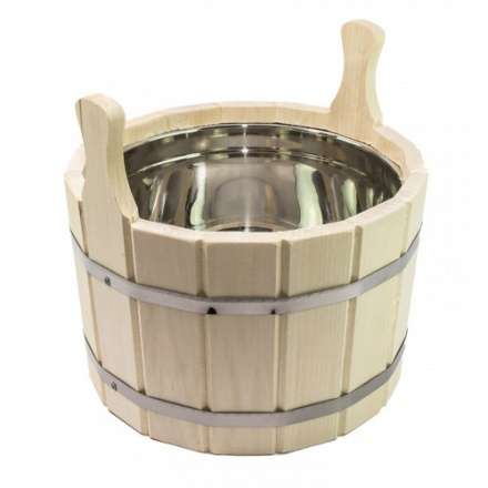 Шайка 10л с нержавеющей вкладкой (ЛТ-9) купить в Борисове