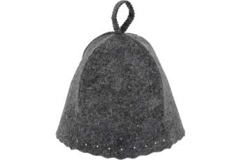 Шапка для бани и сауны Классика серая купить в Борисове