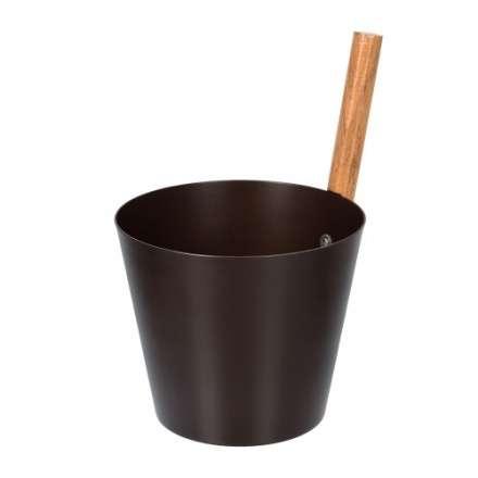 Бадья из алюминия 5л коричневая 41286 в Борисове