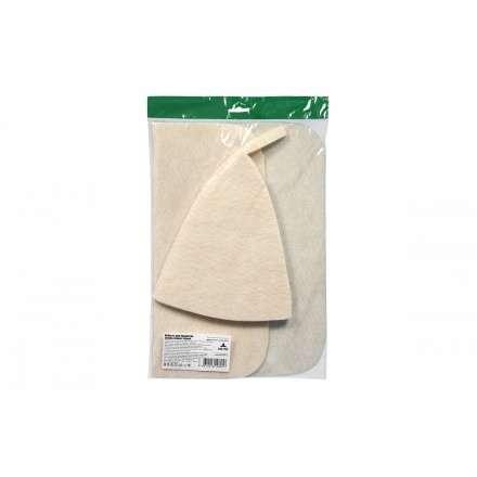 Набор из двух предметов (Шапка, коврик) белый 41217 в Борисове