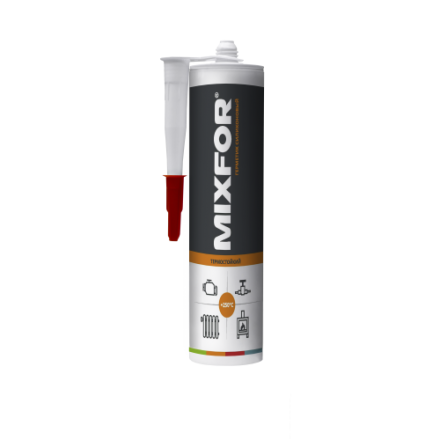 Герметик термостойкий силиконовый MIXFOR HiTemp МТ-79 в Борисове