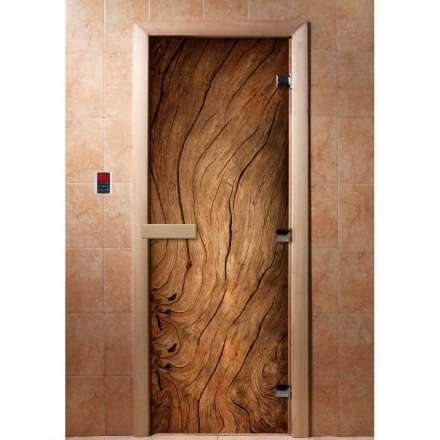 Дверь для сауны Doorwood с фотопечатью A052 1900x700 в Борисове