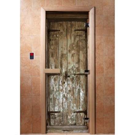 Дверь для сауны Doorwood с фотопечатью A028 1900x700 в Борисове