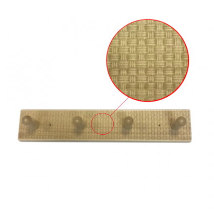 Вешалка 4-х рожковая с тиснением Рогожка купить в Борисове