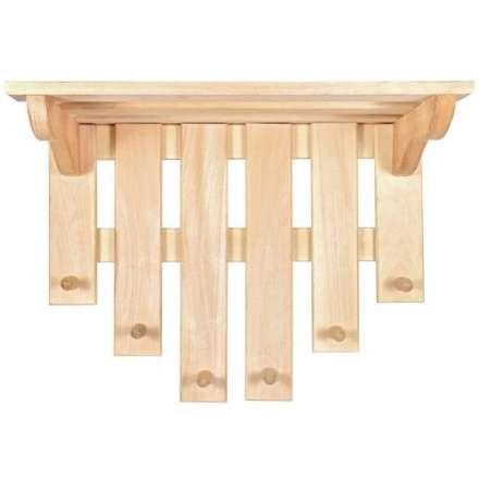 Полка с вешалкой 6 рожков 03580 в Борисове