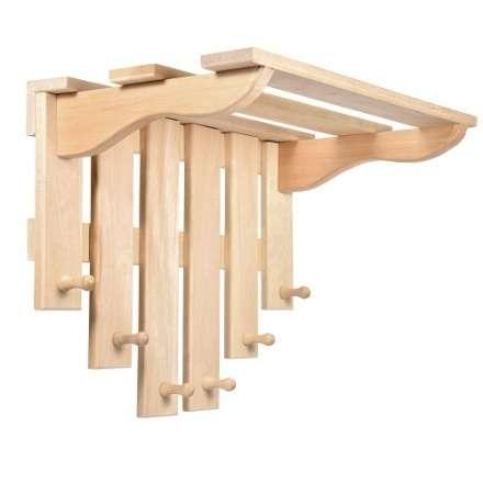 Полка с вешалкой 6 рожков 03580 в Борисове