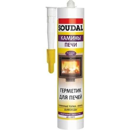 Герметик для печей SOUDAL Calofer черный 280 мл жаростойкий в Борисове