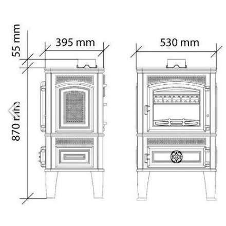 Чугунная печь Ferguss Magma Cook в Борисове