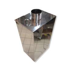 Бак самоварный Прямоугольный d115 мм, 80л; AISI430- 1,0мм в Борисове