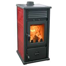 Купить Печь THERMO VESTA PLUS красная (с теплообменником) в Борисове в Борисове