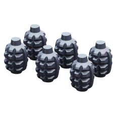 Комплект чугунного заряда (граната) 6шт купить в Борисове